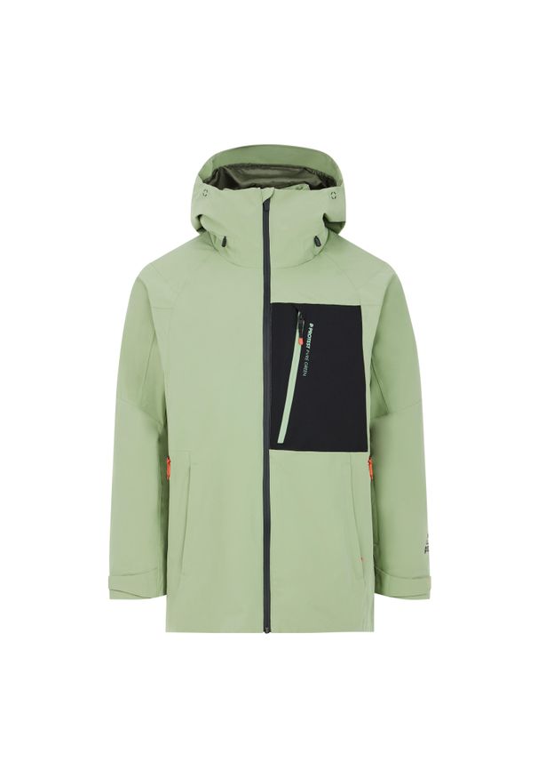 Kurtka narciarska Protest Found. Kolor: żółty, wielokolorowy, zielony. Sezon: zima. Sport: narciarstwo