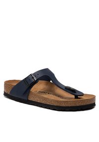 Birkenstock Japonki Gizeh 0143621 Granatowy. Kolor: niebieski. Materiał: skóra #8