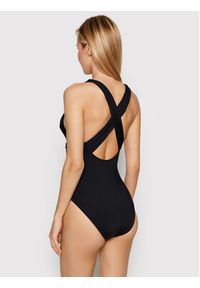 Seafolly Strój kąpielowy Cross Back 10950-942 Czarny. Kolor: czarny. Materiał: syntetyk