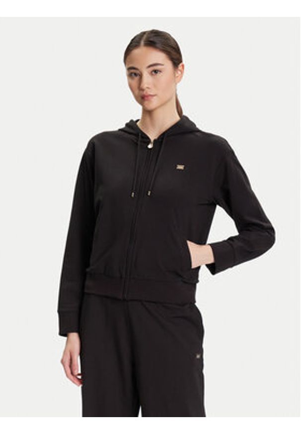 EA7 Emporio Armani Dres 7W000464 AF13135 UC001 Czarny Relaxed Fit. Kolor: czarny. Materiał: bawełna