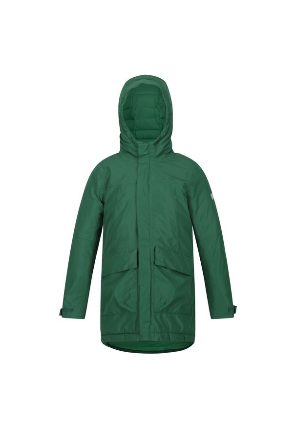 Farbank Regatta dziecięca kurtka przeciwdeszczowa ocieplana. Kolor: zielony