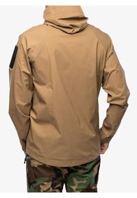 Kurtka przeciwdeszczowa męska Helikon-Tex Squall Hardshell. Kolor: brązowy. Materiał: hardshell