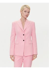 Hugo - HUGO Marynarka Asmalla-1 50533901 Czerwony Slim Fit. Kolor: czerwony. Materiał: syntetyk