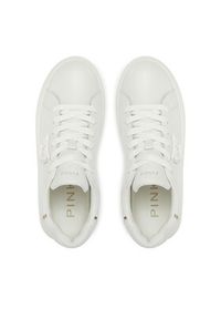 Pinko - PINKO Sneakersy Yoko 12 SS0071 P001 Biały. Kolor: biały. Materiał: skóra #6