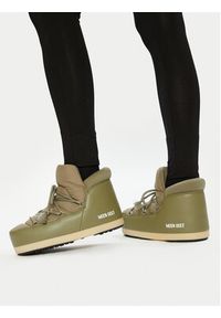 Moon Boot Śniegowce Evx Pumps Nylon 80D1470020 Khaki. Kolor: brązowy. Materiał: skóra