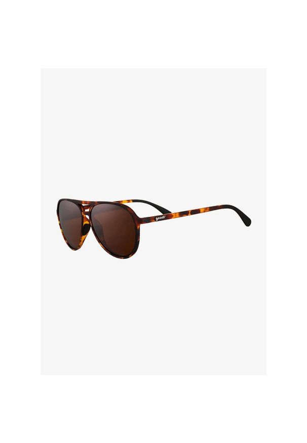 GOODR - Okulary przeciwsłoneczne goodr Mach G - amelia earhart ghosted me. Kolor: brązowy