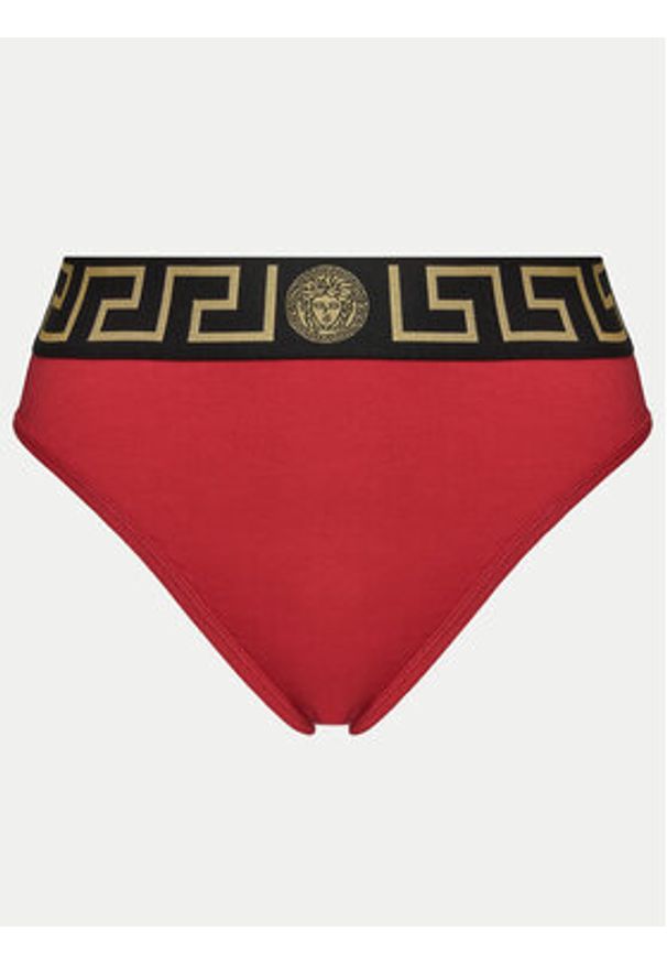 VERSACE - Versace Figi klasyczne z wysokim stanem AUD01050 1A10011 Czerwony. Stan: podwyższony. Kolor: czerwony. Materiał: bawełna