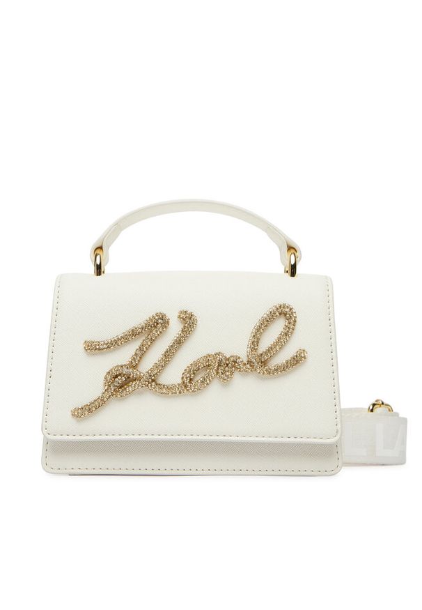 Torebka Karl Lagerfeld Kids. Kolor: biały