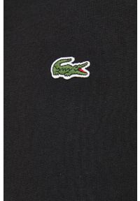 Lacoste bluza męska kolor czarny gładka SH9608-132. Kolor: czarny. Materiał: bawełna, poliester. Wzór: gładki #4