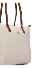 TOMMY HILFIGER - Tommy Hilfiger Torebka Popette Tote AW0AW17711 Écru #6