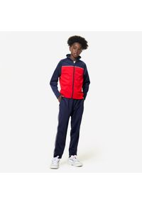 Dres dziecięcy Decathlon. Kolor: czerwony, wielokolorowy, niebieski. Materiał: poliester, materiał