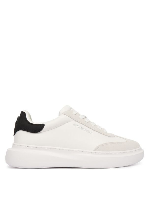 Karl Lagerfeld - KARL LAGERFELD Sneakersy Kore KL56525A Biały. Kolor: biały. Materiał: skóra