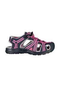 Buty trekkingowe dla dzieci CMP Aquarii 2.0. Kolor: czarny, różowy, wielokolorowy. Materiał: syntetyk, skóra, materiał. Szerokość cholewki: normalna. Sport: turystyka piesza