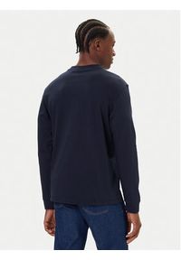 Calvin Klein Jeans Longsleeve Easy LV04RD247G Granatowy Regular Fit. Kolor: niebieski. Materiał: bawełna. Długość rękawa: długi rękaw #4