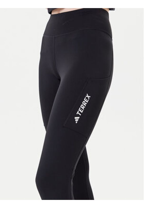 Adidas - adidas Legginsy Terrex Multi JF1266 Czarny Slim Fit. Kolor: czarny. Materiał: syntetyk