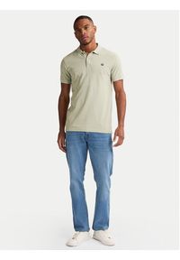Petrol Industries Polo M-ROS-POL002 Zielony Regular Fit. Typ kołnierza: polo. Kolor: zielony. Materiał: bawełna #5