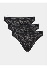 Calvin Klein Underwear Komplet 3 par fig brazylijskich 000QD5225E Czarny. Kolor: czarny. Materiał: syntetyk #1