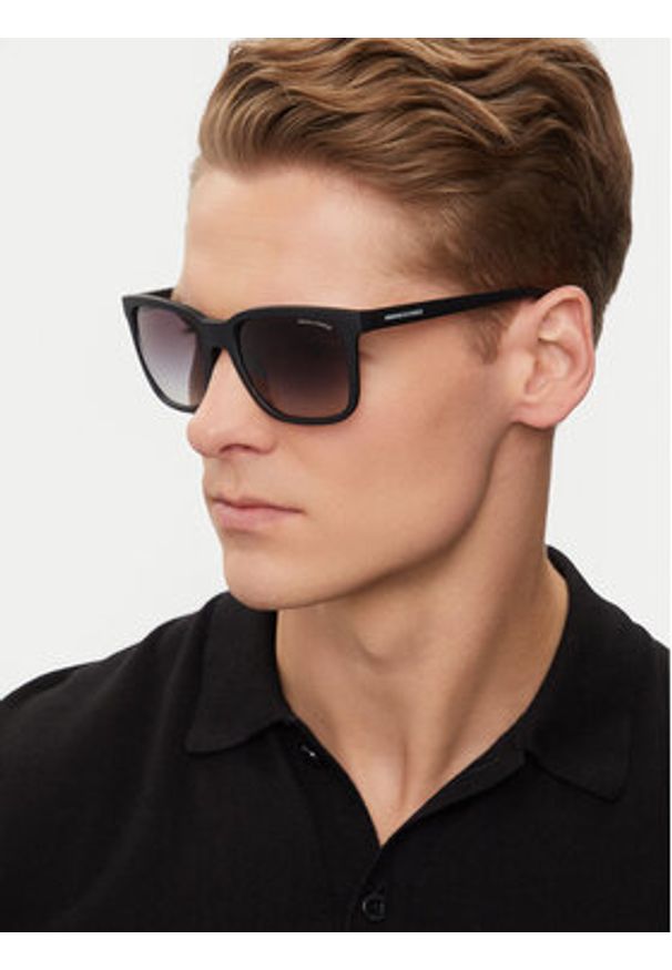 Armani Exchange Okulary przeciwsłoneczne 0AX4112SU 80788G Czarny. Kolor: czarny