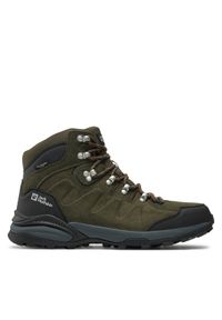 Jack Wolfskin Trekkingi Refugio Texapore Mid M 4049841 Khaki. Kolor: brązowy. Materiał: skóra. Sport: turystyka piesza #1