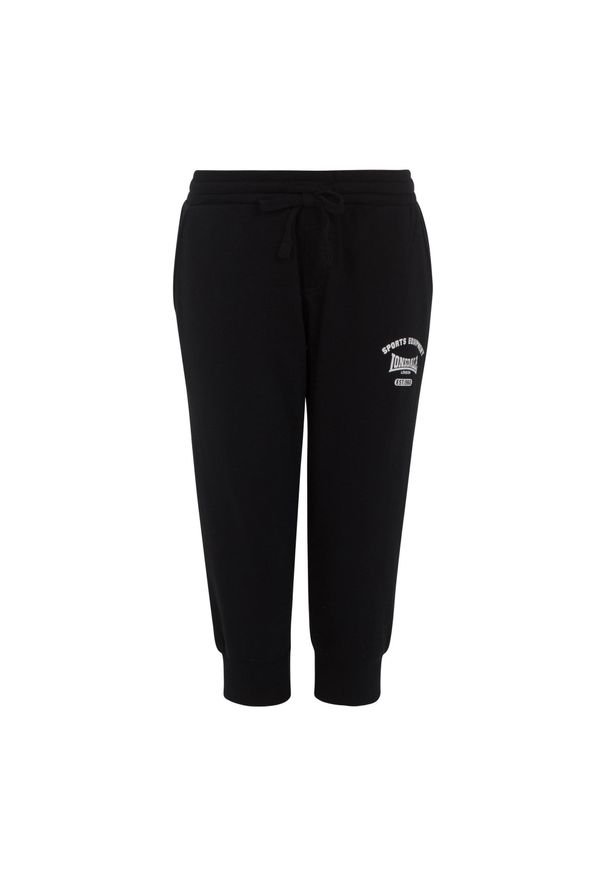 Damskie spodnie dresowe Lonsdale Leeds. Kolor: czarny. Materiał: dresówka