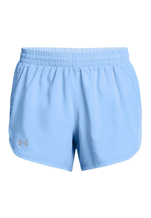 Spodenki do biegania damskie Under Armour Fly By 3". Kolor: niebieski. Sport: bieganie