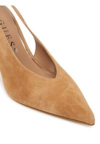 Guess Szpilki FLPPRI SUE05 Brązowy. Kolor: brązowy. Materiał: skóra, zamsz. Obcas: na szpilce #5