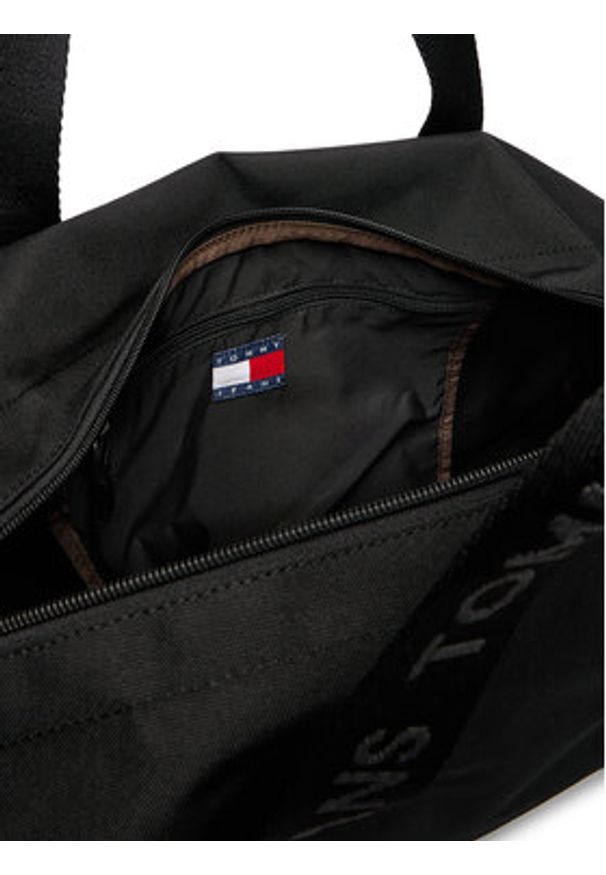 Tommy Jeans Torba Tjm Ess Daily Duffle AM0AM13704 Czarny. Kolor: czarny. Materiał: materiał