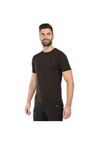 Koszulka Kilpi Sloper. Kolor: czarny. Materiał: wełna. Sport: turystyka piesza #1