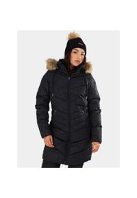 FUNDANGO - Płaszcz Zimowy Damski Fundango Puppis. Kolor: czarny. Materiał: syntetyk. Sezon: zima. Sport: turystyka piesza #1