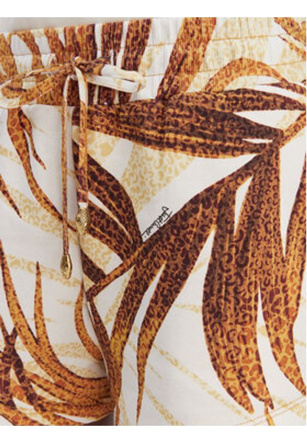 Just Cavalli Szorty sportowe 80PADE02 CF100 Biały Regular Fit. Kolor: biały. Materiał: bawełna