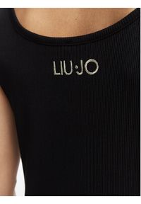 Liu Jo Beachwear Sukienka codzienna VA6129 J4822 Czarny Regular Fit. Okazja: na co dzień. Kolor: czarny. Materiał: bawełna. Typ sukienki: proste. Styl: casual #4