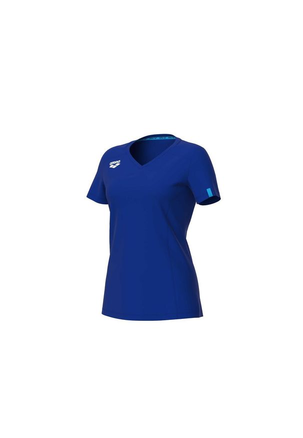 Koszulka damska Arena Team T-Shirt Panel. Kolor: niebieski. Materiał: bawełna. Sport: fitness