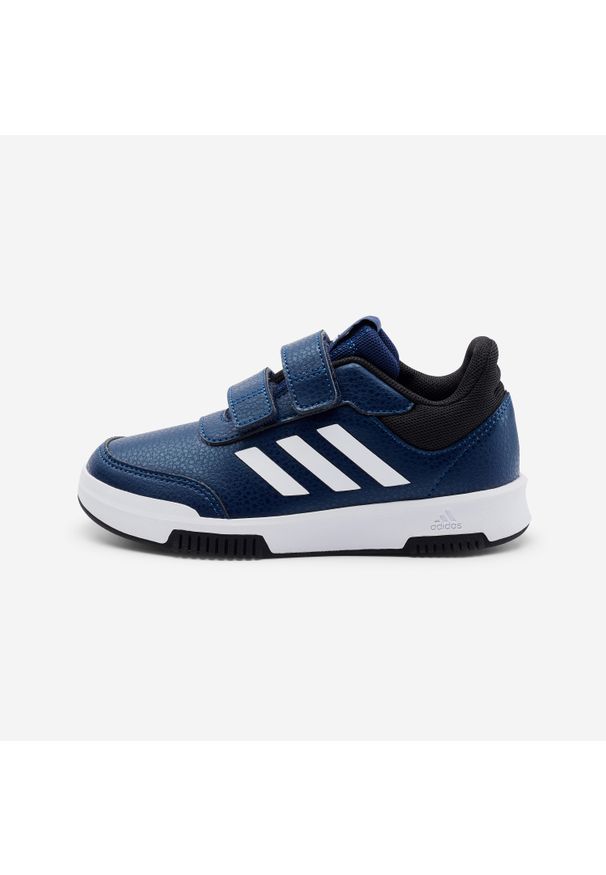 Adidas - Buty sportowe dla dzieci ADIDAS Tensaur. Okazja: na uczelnię. Zapięcie: rzepy. Kolor: biały, wielokolorowy, niebieski. Materiał: kauczuk
