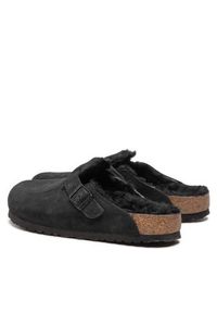 Birkenstock Klapki Boston Vl/Sheraling 0259881 Czarny. Kolor: czarny. Materiał: zamsz, skóra #4