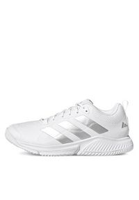 Adidas - adidas Buty Court Team Bounce 2.0 HR1235 Biały. Kolor: biały. Materiał: materiał #4