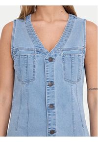 Noisy may - Noisy May Sukienka jeansowa Rikka 27033695 Niebieski Slim Fit. Kolor: niebieski. Materiał: bawełna #4