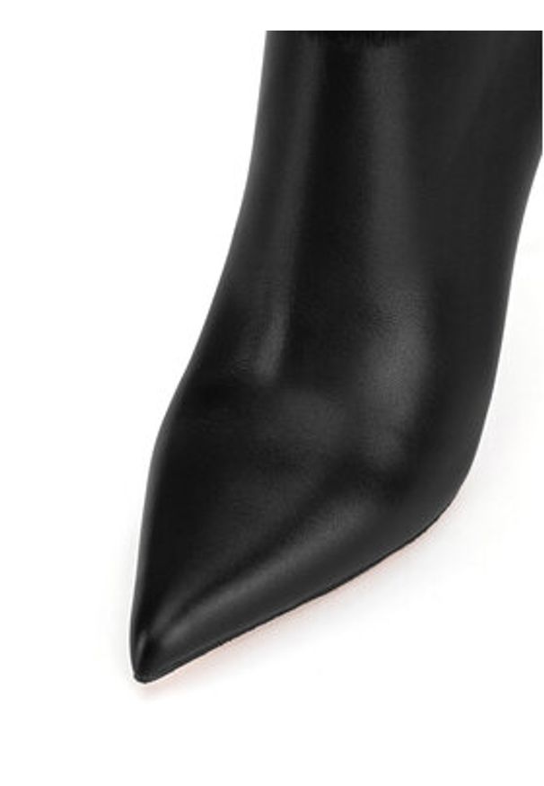Eva Minge Botki HALAH-SL9596-202 Czarny. Kolor: czarny. Materiał: skóra