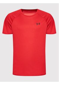 Under Armour Koszulka techniczna Tech™ 2.0 1345317 Czerwony Regular Fit. Kolor: czerwony. Materiał: syntetyk #3