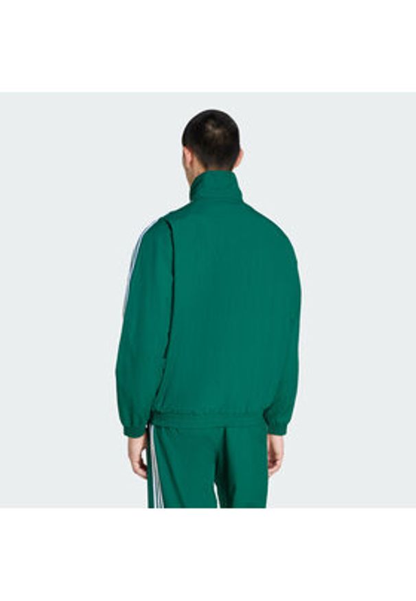 Adidas - adidas Bluza Firebird KC8018 Zielony Regular Fit. Kolor: zielony. Materiał: syntetyk