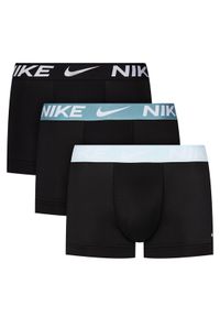 Nike Komplet 3 par bokserek 0000KE1156 Czarny. Kolor: czarny. Materiał: syntetyk
