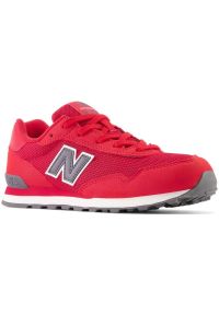 Buty New Balance GC515KC czerwone. Okazja: na co dzień, na uczelnię. Kolor: czerwony. Materiał: syntetyk, materiał. Szerokość cholewki: normalna