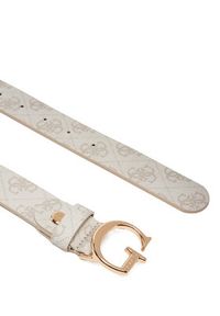 Guess Pasek Damski BW7862 P3430 Écru. Materiał: skóra