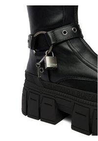 Buffalo Kozaki Gospher Biker Hi 1270131 Czarny. Kolor: czarny. Materiał: skóra #4