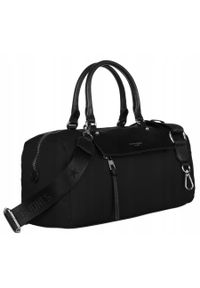 DAVID JONES - Bagietka czarna David Jones [DH] 6702-6. Kolor: czarny. Wzór: aplikacja, gładki #1