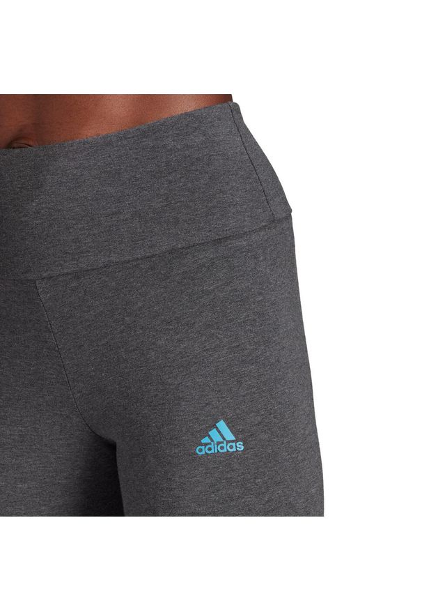 Adidas - Legginsy damskie adidas Loungewear Essentials. Kolor: wielokolorowy, niebieski, szary