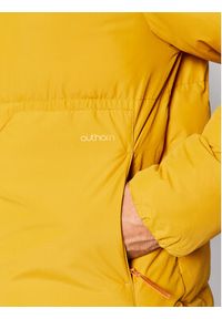 outhorn - Outhorn Kurtka puchowa KUMP602 Żółty Boxy Fit. Kolor: żółty. Materiał: puch, syntetyk