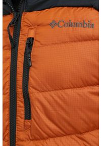columbia - Columbia kurtka puchowa męska kolor pomarańczowy przejściowa. Okazja: na co dzień. Kolor: pomarańczowy. Materiał: puch. Styl: casual #3