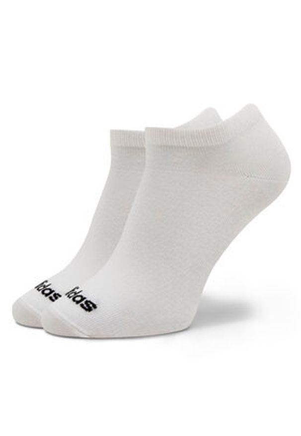 Adidas - adidas Stopki Thin Linear Low-Cut Socks 3 Pairs IC1300 Szary. Kolor: szary. Materiał: bawełna