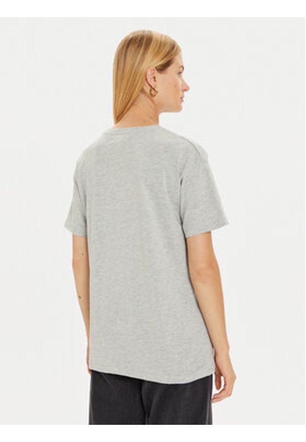 Brave Soul T-Shirt LTS-568JEMIMA Szary Oversize. Kolor: szary. Materiał: bawełna