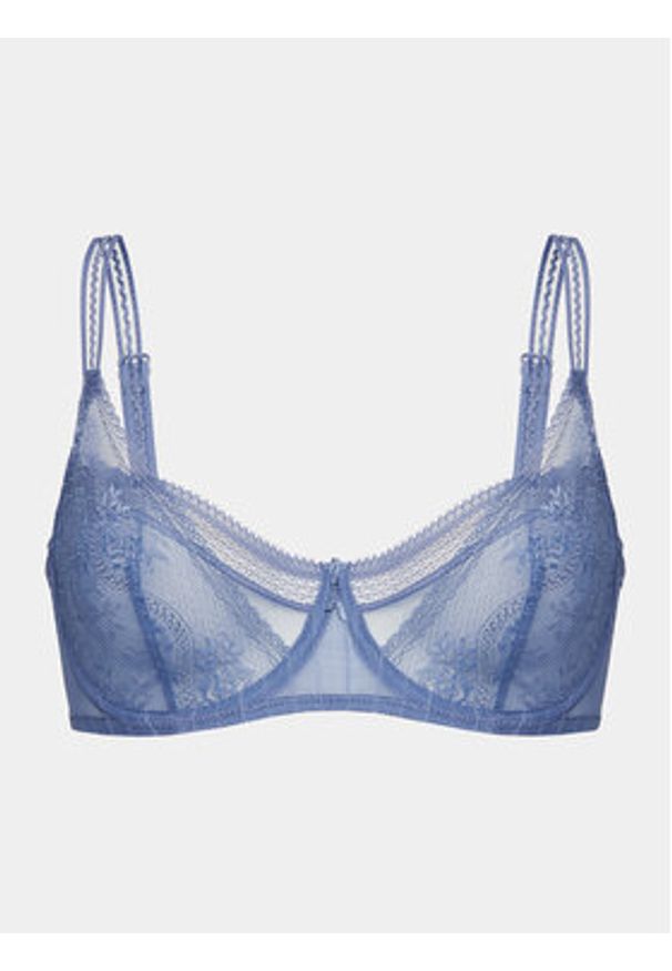 Passionata Biustonosz z fiszbiną Maddie P47H10 Niebieski. Kolor: niebieski. Materiał: syntetyk